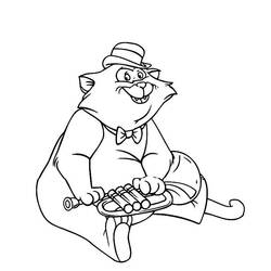 Coloring page: Aristocats (Animation Movies) #26874 - Free Printable Coloring Pages