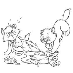 Coloring page: Aristocats (Animation Movies) #26883 - Free Printable Coloring Pages