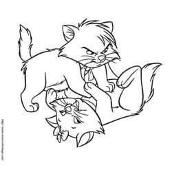 Coloring page: Aristocats (Animation Movies) #26909 - Free Printable Coloring Pages