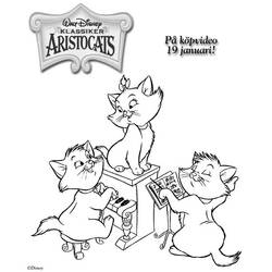 Coloring page: Aristocats (Animation Movies) #26920 - Free Printable Coloring Pages