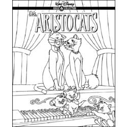 Coloring page: Aristocats (Animation Movies) #26962 - Free Printable Coloring Pages