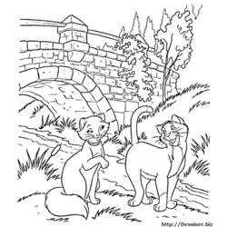 Coloring page: Aristocats (Animation Movies) #27014 - Free Printable Coloring Pages