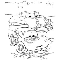 Coloring page: Cars (Animation Movies) #132574 - Free Printable Coloring Pages