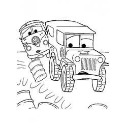 Coloring page: Cars (Animation Movies) #132628 - Free Printable Coloring Pages