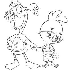 Coloring page: Chicken Little (Animation Movies) #73098 - Free Printable Coloring Pages