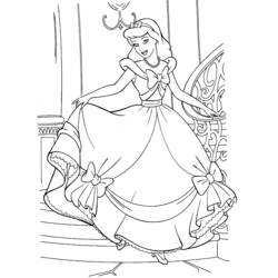 Coloring page: Cinderella (Animation Movies) #129503 - Free Printable Coloring Pages