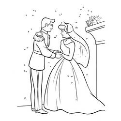 Coloring page: Cinderella (Animation Movies) #129521 - Free Printable Coloring Pages
