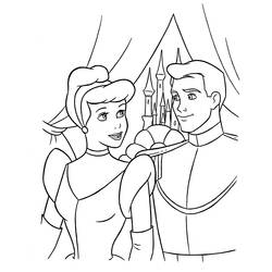 Coloring page: Cinderella (Animation Movies) #129537 - Free Printable Coloring Pages