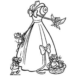 Coloring page: Cinderella (Animation Movies) #129573 - Free Printable Coloring Pages