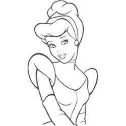 Coloring page: Cinderella (Animation Movies) #129640 - Free Printable Coloring Pages