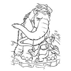 Coloring page: Ice Age (Animation Movies) #71547 - Free Printable Coloring Pages