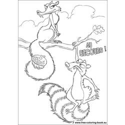 Coloring page: Ice Age (Animation Movies) #71552 - Free Printable Coloring Pages