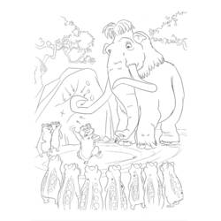 Coloring page: Ice Age (Animation Movies) #71580 - Free Printable Coloring Pages