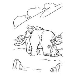 Coloring page: Ice Age (Animation Movies) #71619 - Free Printable Coloring Pages