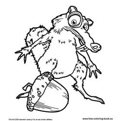 Coloring page: Ice Age (Animation Movies) #71636 - Free Printable Coloring Pages