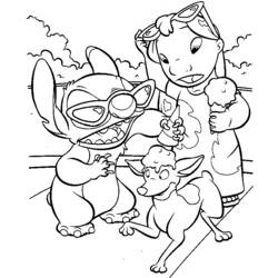 Coloring page: Lilo & Stitch (Animation Movies) #44897 - Free Printable Coloring Pages