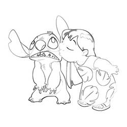 Coloring page: Lilo & Stitch (Animation Movies) #44904 - Free Printable Coloring Pages