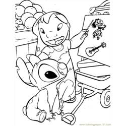 Coloring page: Lilo & Stitch (Animation Movies) #44919 - Free Printable Coloring Pages