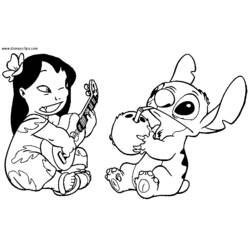 Coloring page: Lilo & Stitch (Animation Movies) #44948 - Free Printable Coloring Pages
