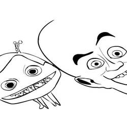 Coloring page: Megamind (Animation Movies) #46513 - Free Printable Coloring Pages