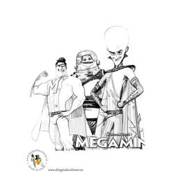 Coloring page: Megamind (Animation Movies) #46521 - Free Printable Coloring Pages