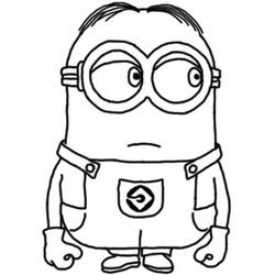 Coloring page: Minions (Animation Movies) #72061 - Free Printable Coloring Pages