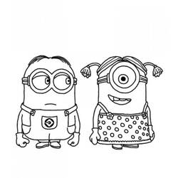 Coloring page: Minions (Animation Movies) #72084 - Free Printable Coloring Pages