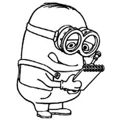 Coloring page: Minions (Animation Movies) #72125 - Free Printable Coloring Pages