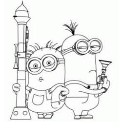 Coloring page: Minions (Animation Movies) #72128 - Free Printable Coloring Pages