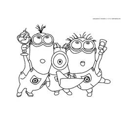 Coloring page: Minions (Animation Movies) #72180 - Free Printable Coloring Pages