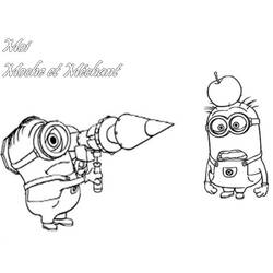 Coloring page: Minions (Animation Movies) #72190 - Free Printable Coloring Pages