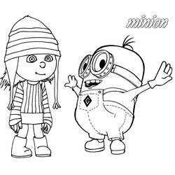 Coloring page: Minions (Animation Movies) #72201 - Free Printable Coloring Pages