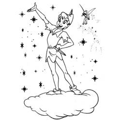 Coloring page: Peter Pan (Animation Movies) #128851 - Free Printable Coloring Pages