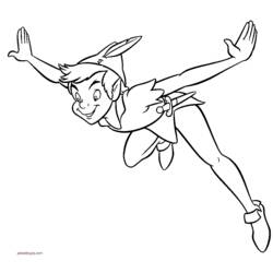Coloring page: Peter Pan (Animation Movies) #128854 - Free Printable Coloring Pages
