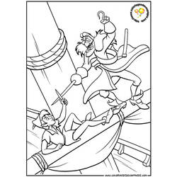 Coloring page: Peter Pan (Animation Movies) #128864 - Free Printable Coloring Pages