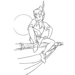 Coloring page: Peter Pan (Animation Movies) #129024 - Free Printable Coloring Pages