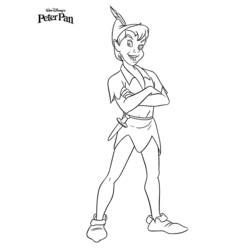 Coloring page: Peter Pan (Animation Movies) #129080 - Free Printable Coloring Pages