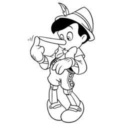 Coloring page: Pinocchio (Animation Movies) #132240 - Free Printable Coloring Pages