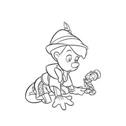 Coloring page: Pinocchio (Animation Movies) #132263 - Free Printable Coloring Pages