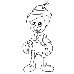 Coloring page: Pinocchio (Animation Movies) #132269 - Free Printable Coloring Pages