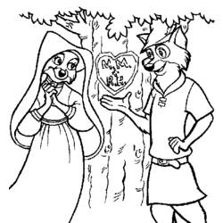 Coloring page: Robin Hood (Animation Movies) #132985 - Free Printable Coloring Pages