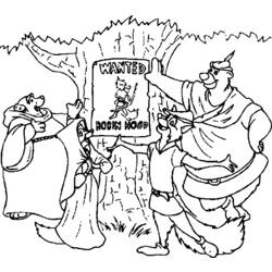 Coloring page: Robin Hood (Animation Movies) #133076 - Free Printable Coloring Pages