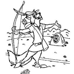 Coloring page: Robin Hood (Animation Movies) #133078 - Free Printable Coloring Pages