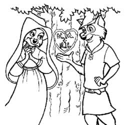 Coloring page: Robin Hood (Animation Movies) #133089 - Free Printable Coloring Pages