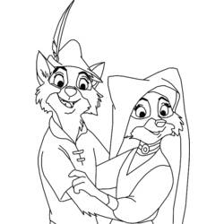 Coloring page: Robin Hood (Animation Movies) #133095 - Free Printable Coloring Pages