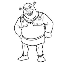 Coloring page: Shrek (Animation Movies) #115058 - Free Printable Coloring Pages