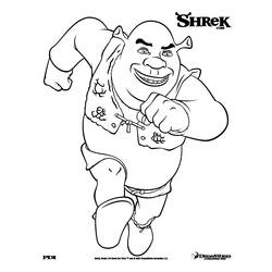 Coloring page: Shrek (Animation Movies) #115074 - Free Printable Coloring Pages