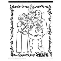 Coloring page: Shrek (Animation Movies) #115088 - Free Printable Coloring Pages