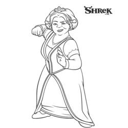 Coloring page: Shrek (Animation Movies) #115209 - Free Printable Coloring Pages