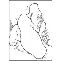 Coloring page: Tarzan (Animation Movies) #131097 - Free Printable Coloring Pages
